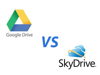 google drive vs skydrive
